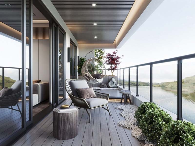 客廳陽台打通讓采光(guāng)進家門